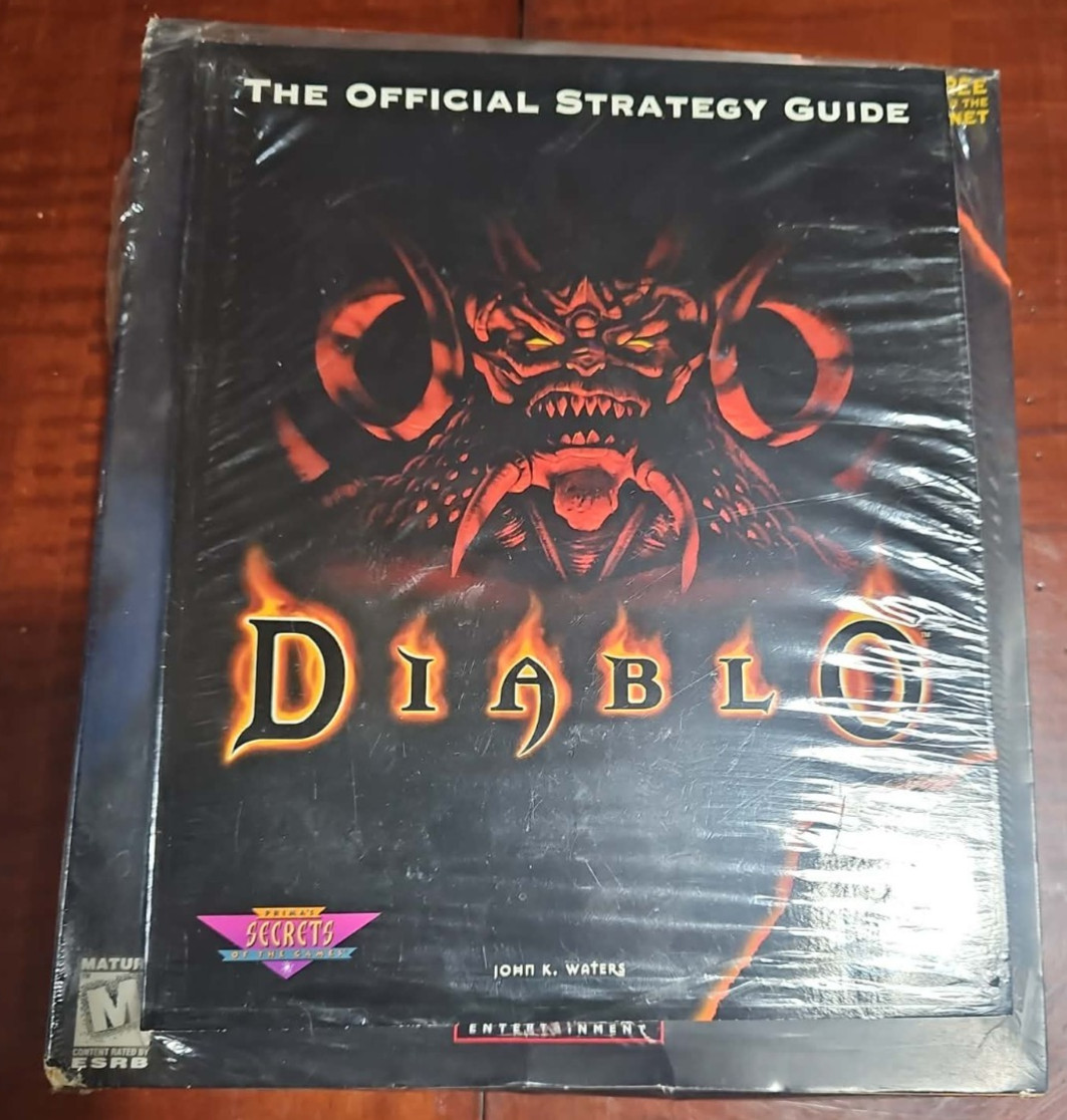 DIABLO (PC, 1996) includes Strategy Guide Bundle Factory Sealed NEW – READ