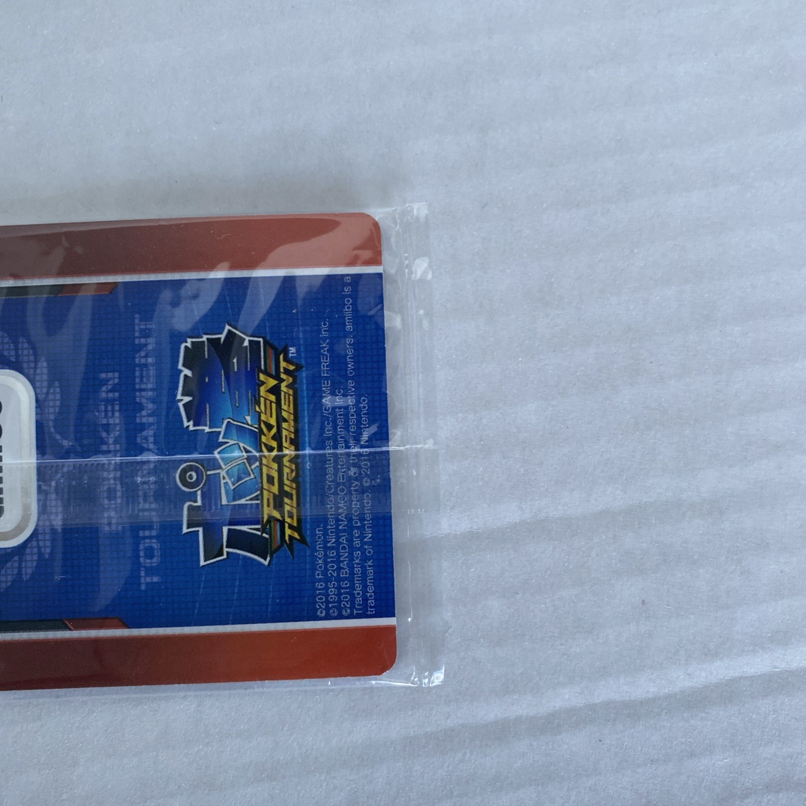 Nintendo Pokkén Tournament Wii U Fighting Game w/ Shadow MewTwo Amiibo Card RARE