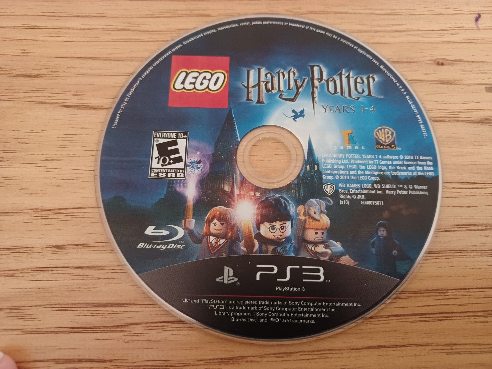 Lego Harry Potter Years 1-4 2010 PS3 Playstation 3 Disc Only 1 Day Shipping