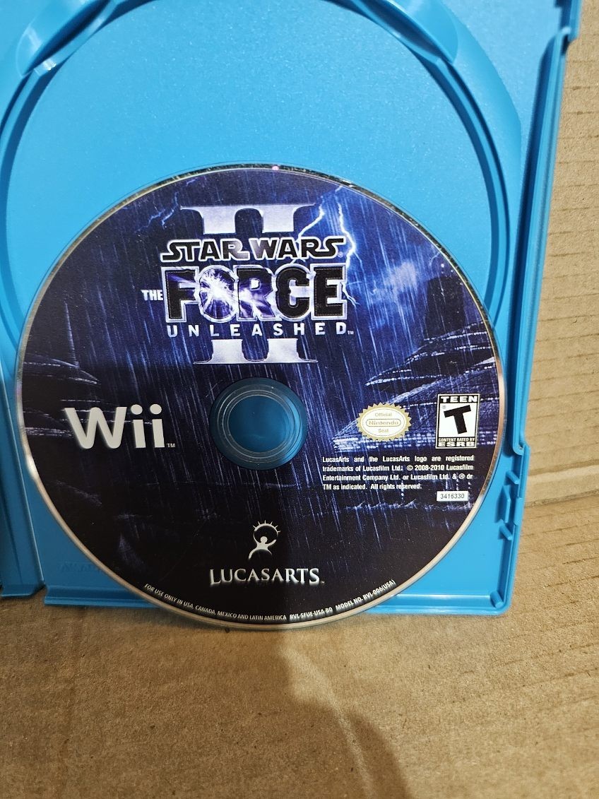 Nintendo Wii Star Wars The Force Unleashed I And II DISCS ONLY UNTESTED