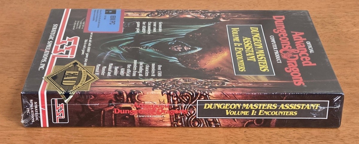 New Sealed AD&D Dungeon Masters Assistant Vol 1 PC Big Box Game IBM Complete