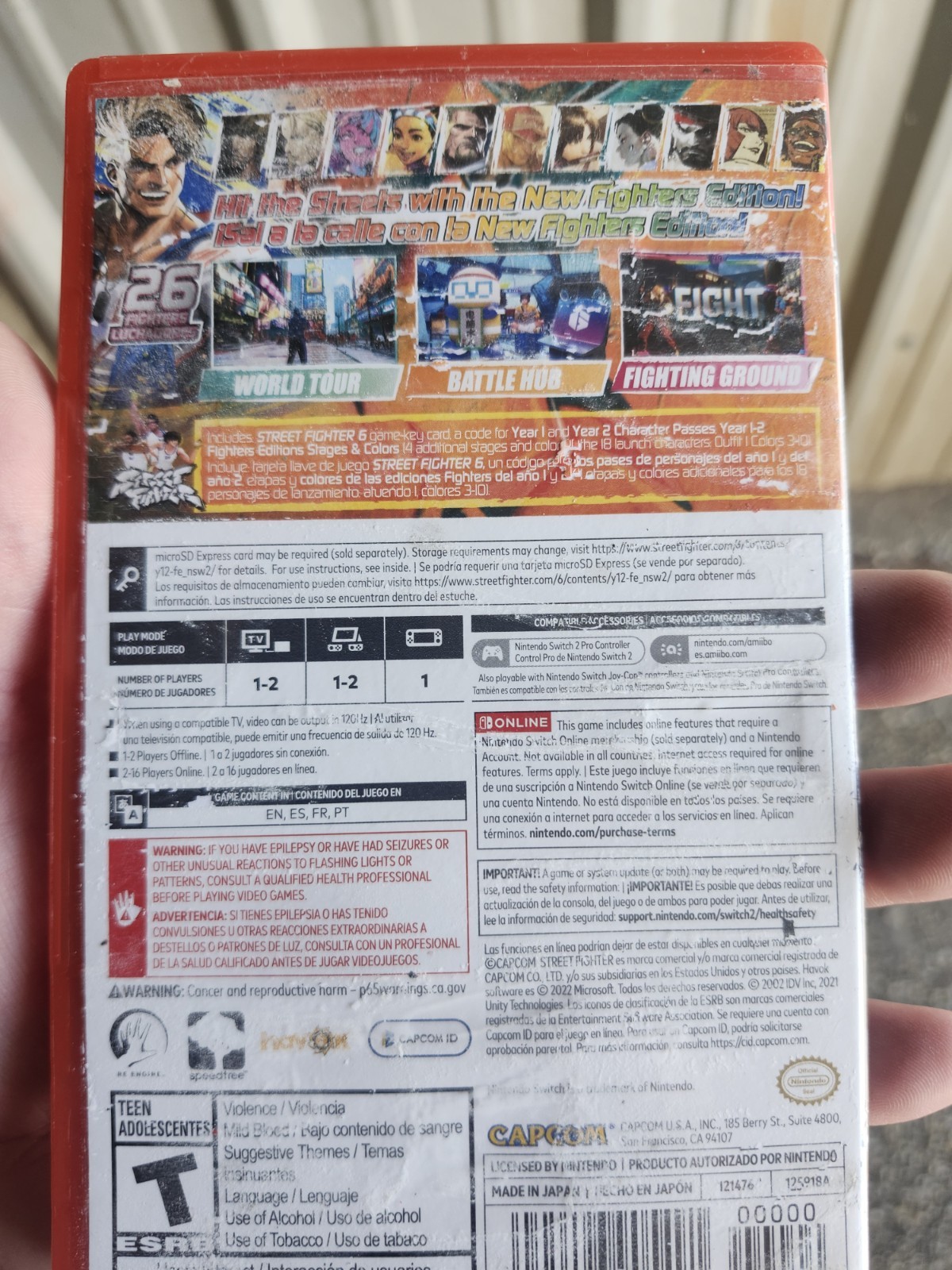 Street Fighter 6 Year 1-2 Fighters Edition – Nintendo Switch 2