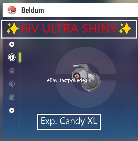 Pokemon Legends ZA ✨ 6IV Shiny Alpha Beldum✨Fast 🚀