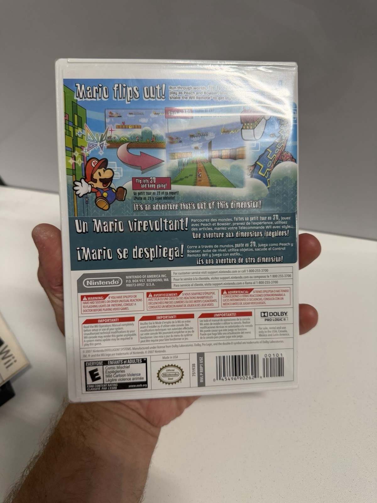 Super Paper Mario Nintendo Selects Edition (Nintendo Wii) Brand New Sealed US