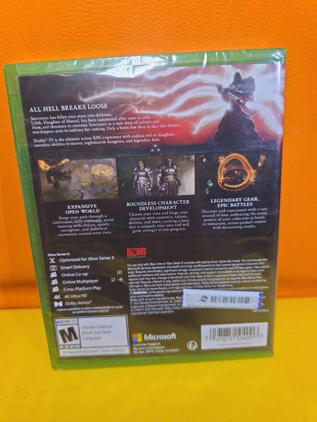 DIABLO IV XBOX SERIES X XBOX ONE BRAND NEW FACTORY SEALED