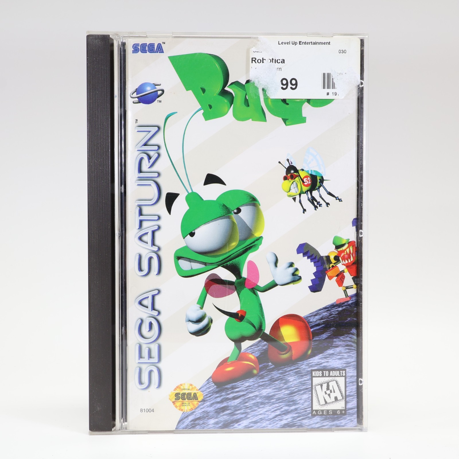 Bug (Sega Saturn) Case and Manual Only – Authentic Acceptable Condition