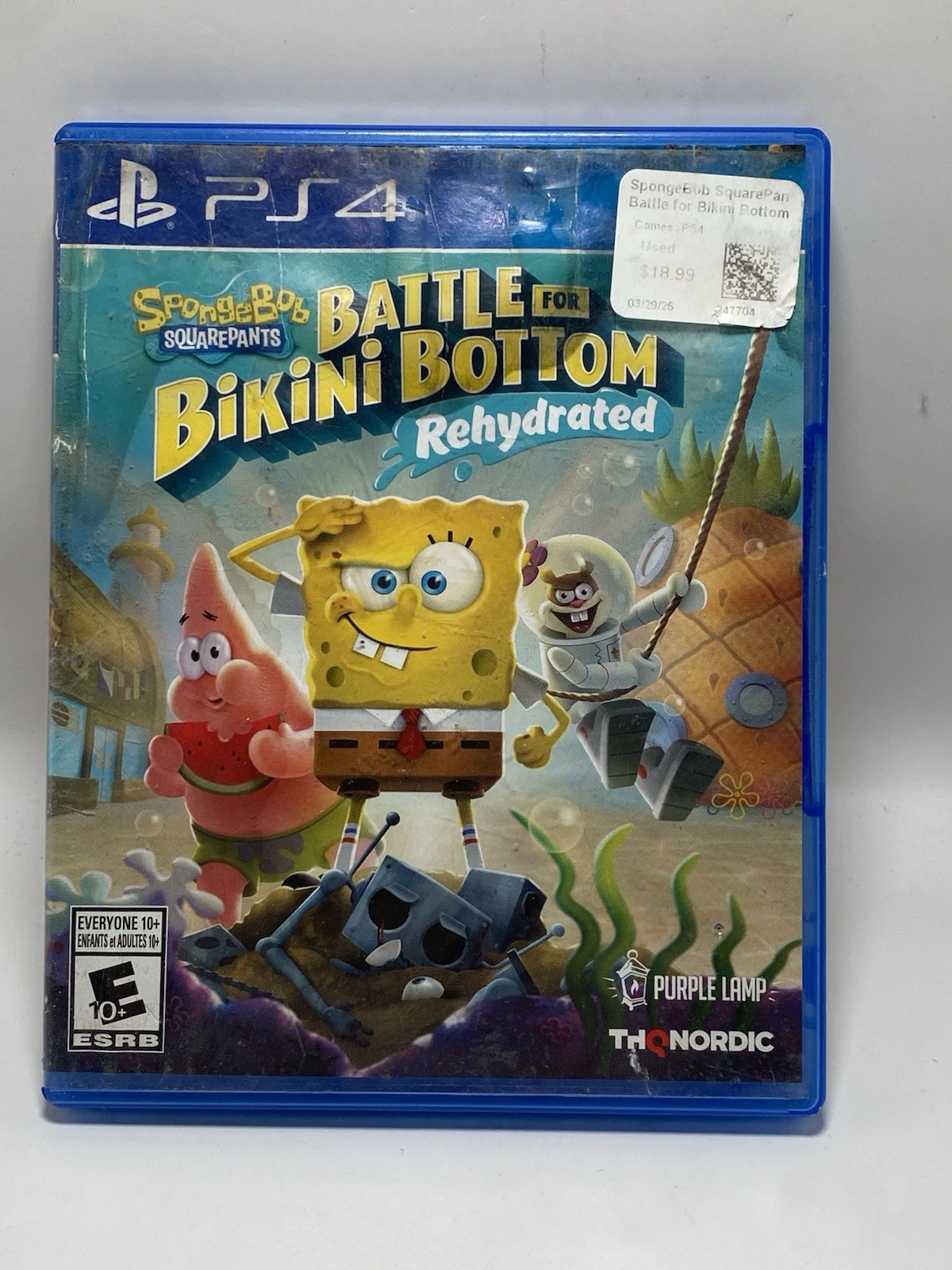 SpongeBob SquarePants Battle For Bikini Bottom Rehydrated (2020, Sony, PS4)