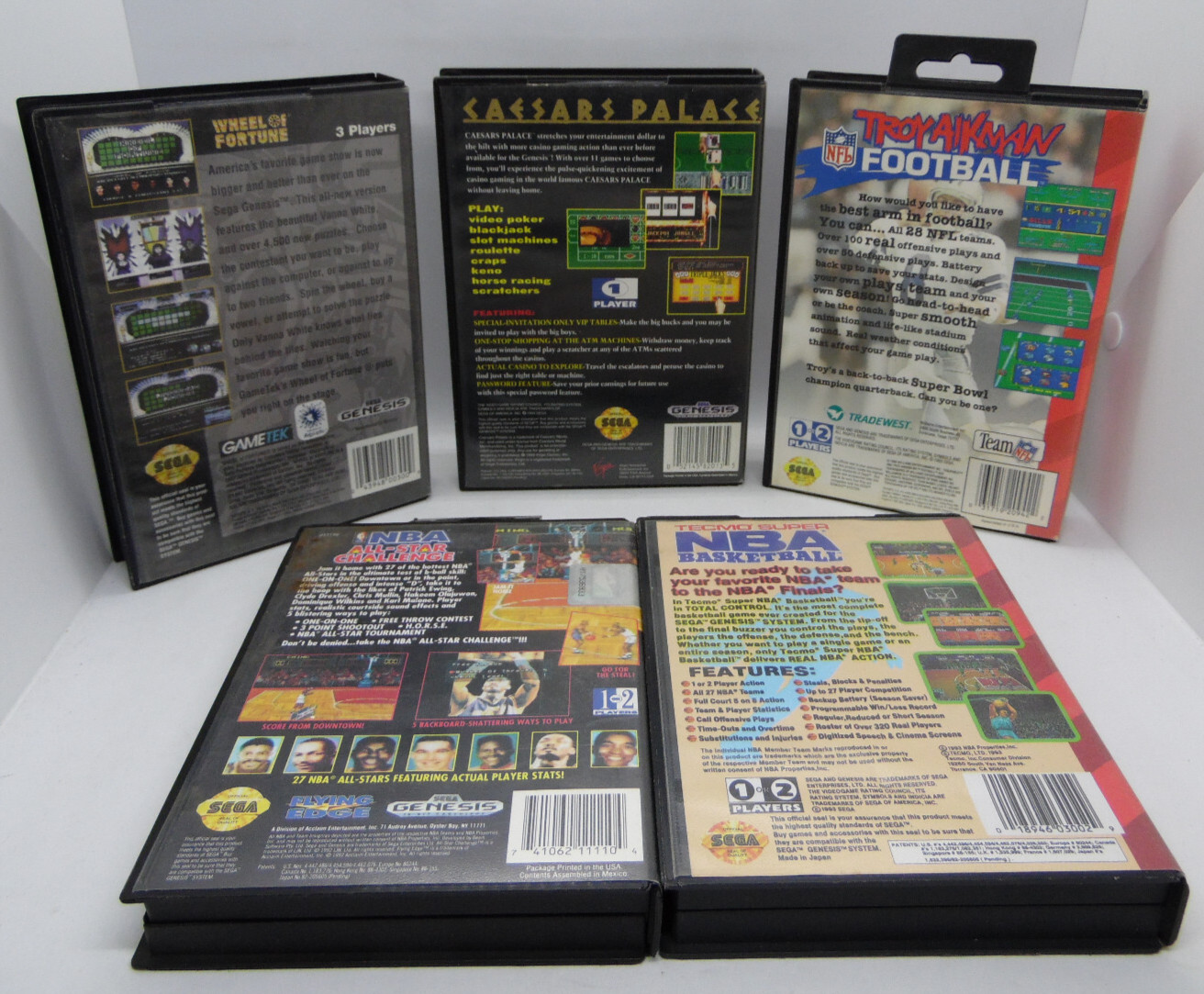 Sega Genesis Wheel Of Fortune, Caesars Palace, & More