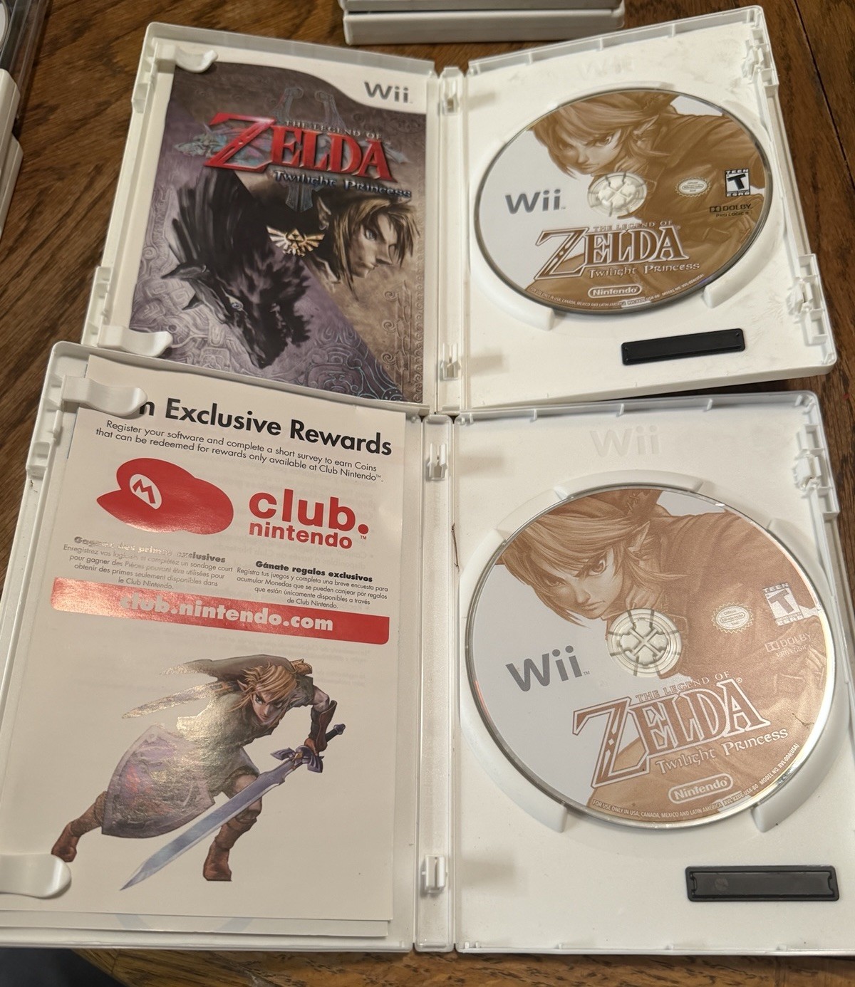 Wii Nintendo Lot Of 9 Wii Sports Wii Sports Resort, Zelda Sonic Valhalla Knights