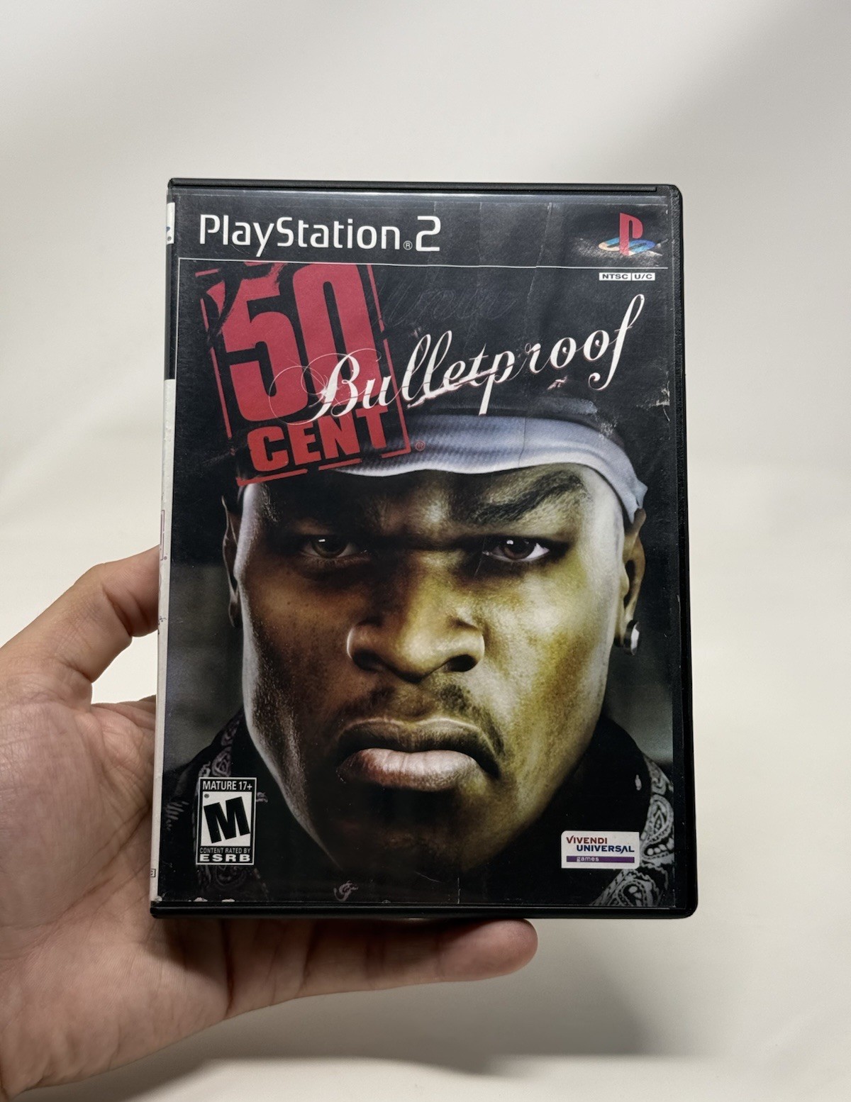 50 Cent Bulletproof PS2 PlayStation 2 Complete CIB Black Label Pristine Disc