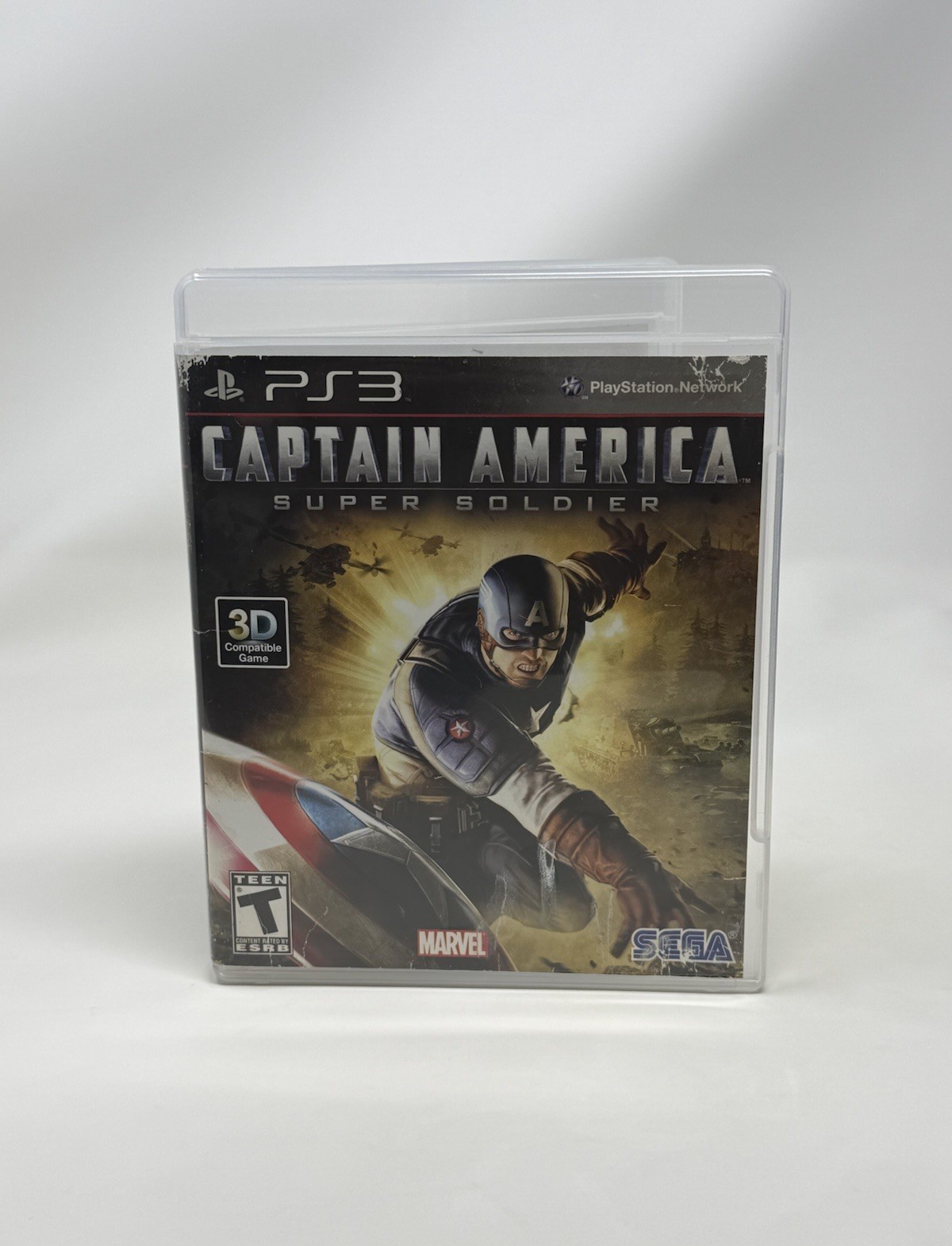 Captain America Super Soldier PS3 PlayStation 3 Game + Case Pristine Disc Tested