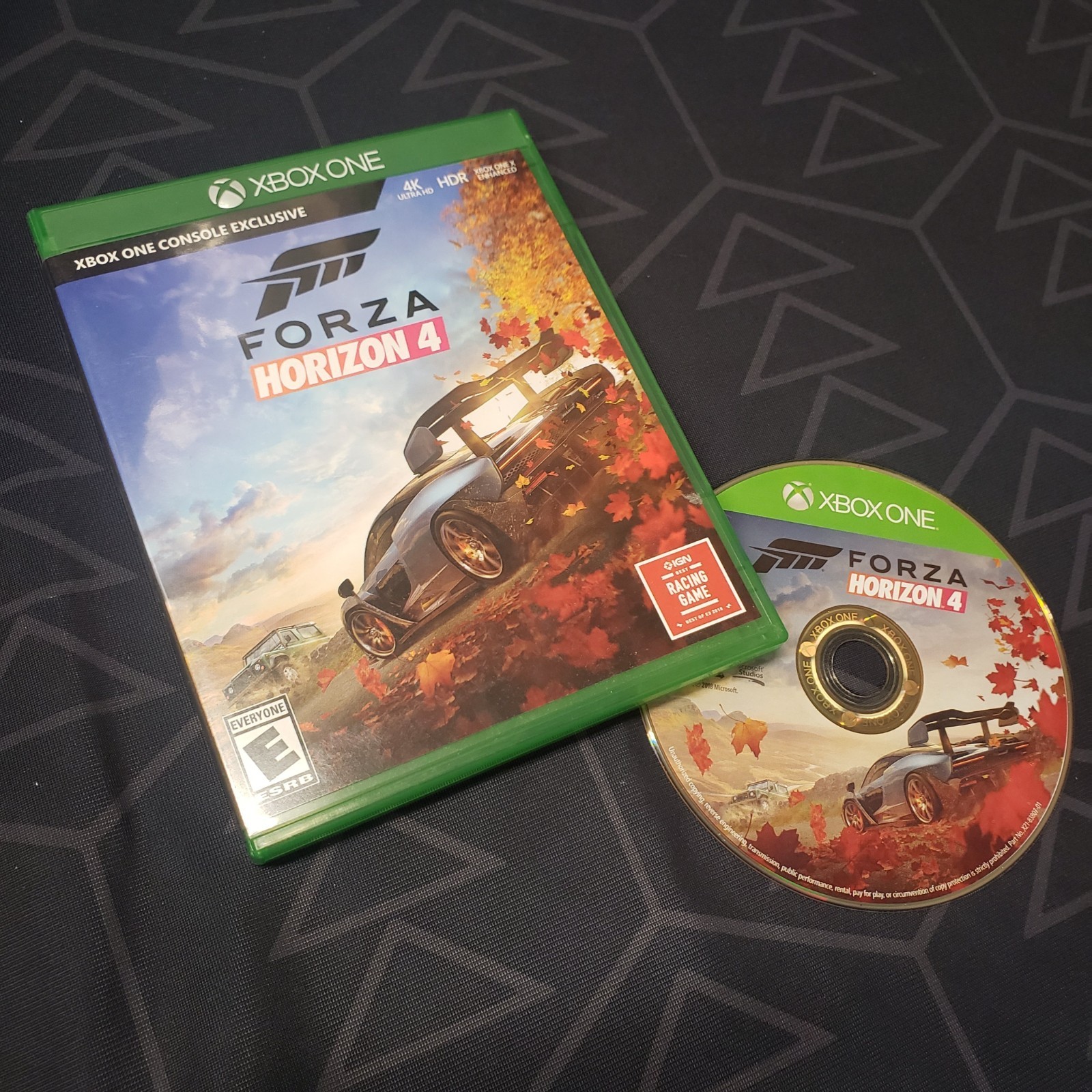 Forza Horizon 4 (Microsoft Xbox One, 2018) xb1 xbone car racing drive video game