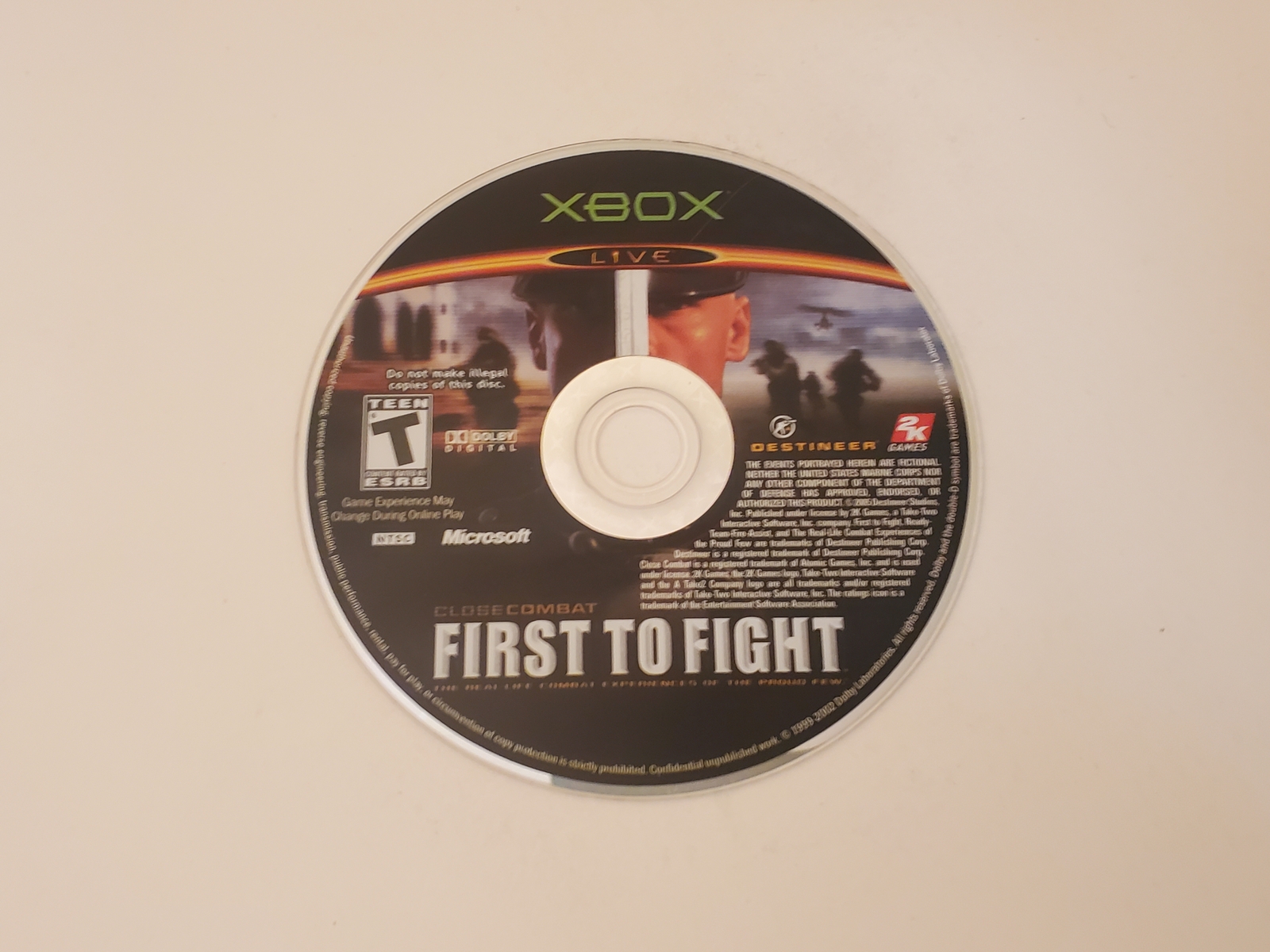 First To Fight (Xbox)