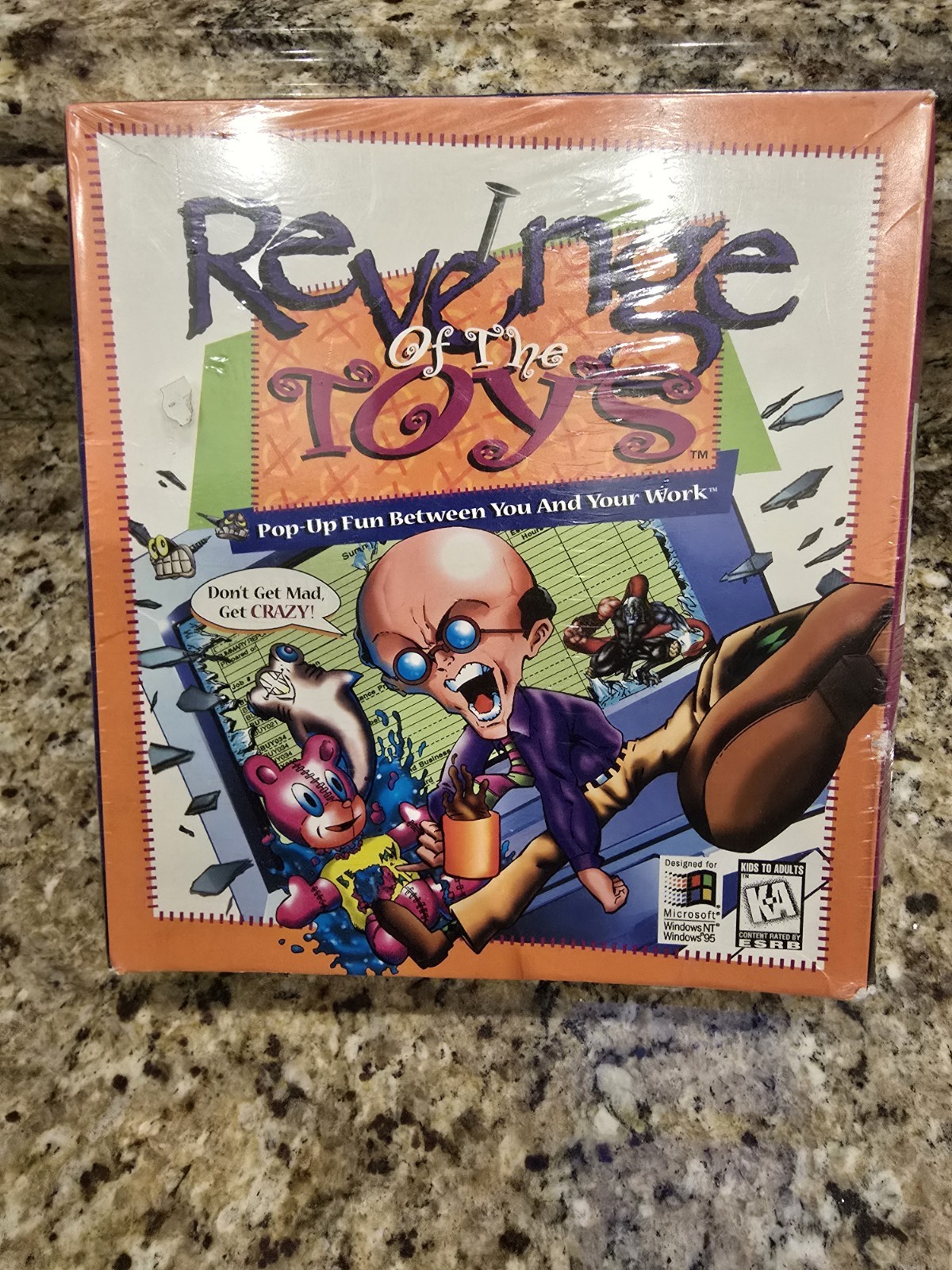 Revenge of the Toys WINDOWS 95 Bazooka Teddy Bears Animated Violence NEW VTG