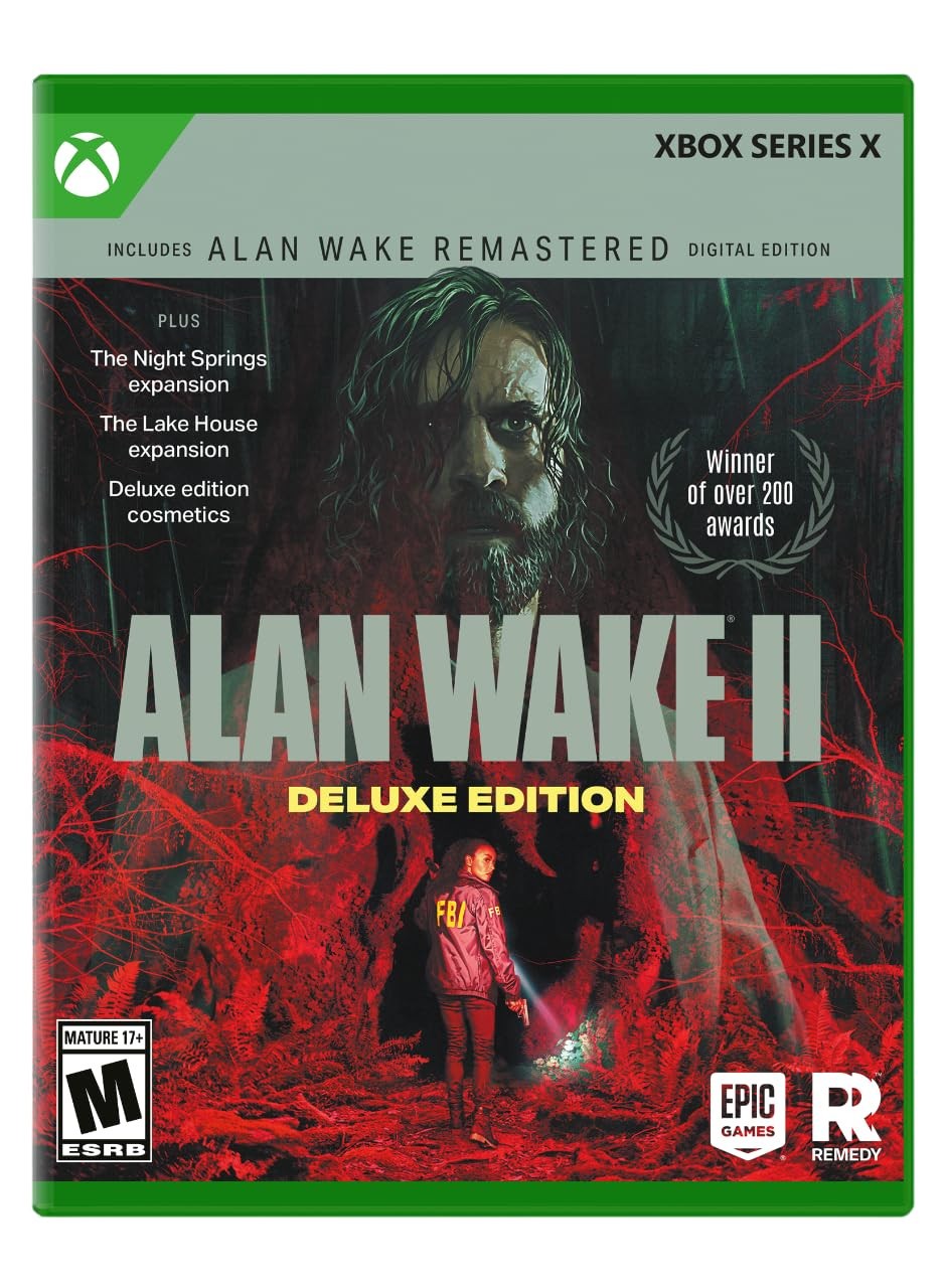 Alan Wake 2 Deluxe Edition Alan Wake Remastered DLC – Xbox Series X – New