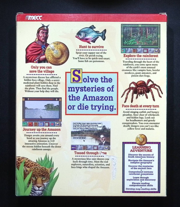 The Amazon Trail – BIG BOX (Floppies Sealed) – (MAC, 1993)