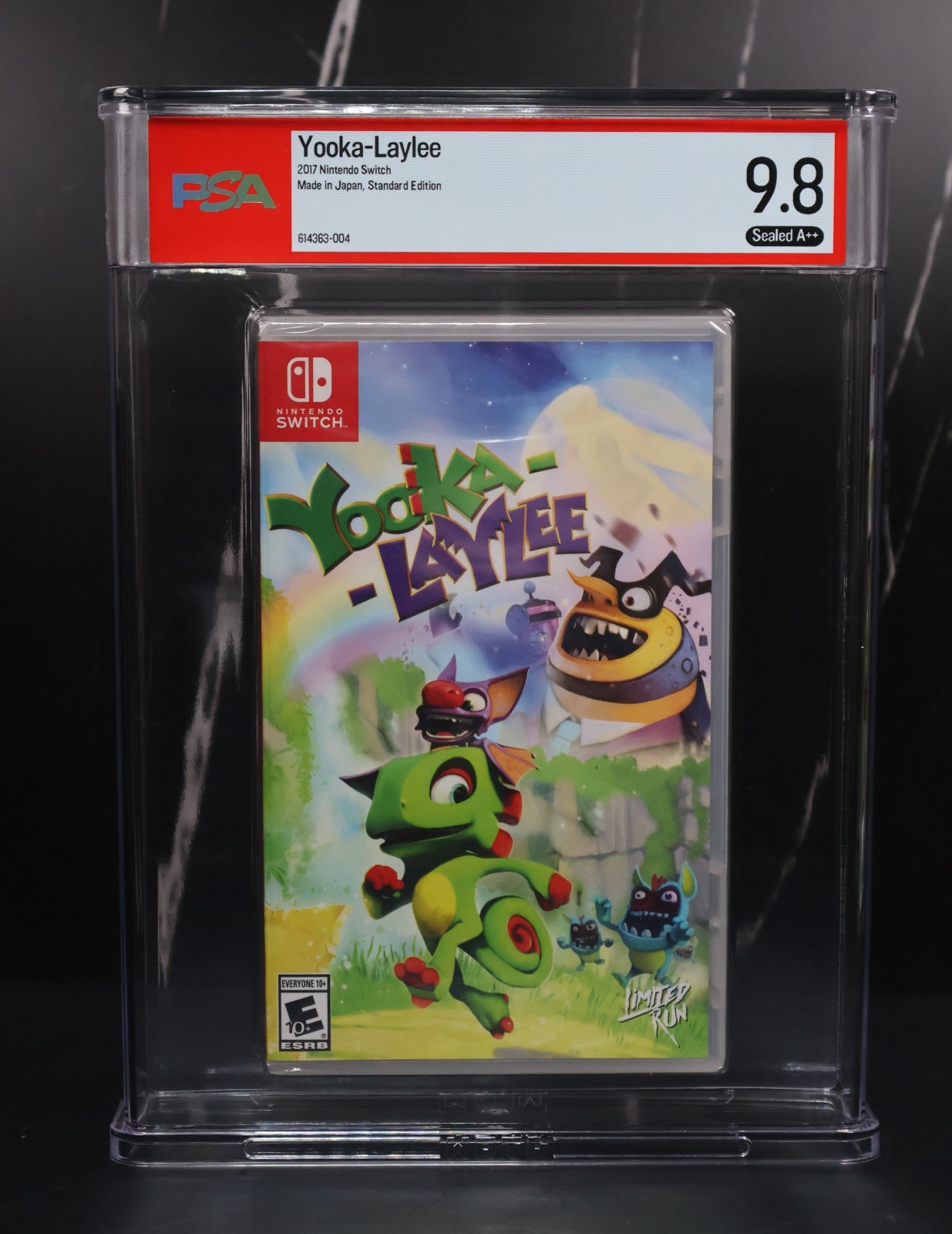 Yooka Laylee Nintendo Switch Limited Run Games Sealed New PSA 9.8 A++ NOT WATA