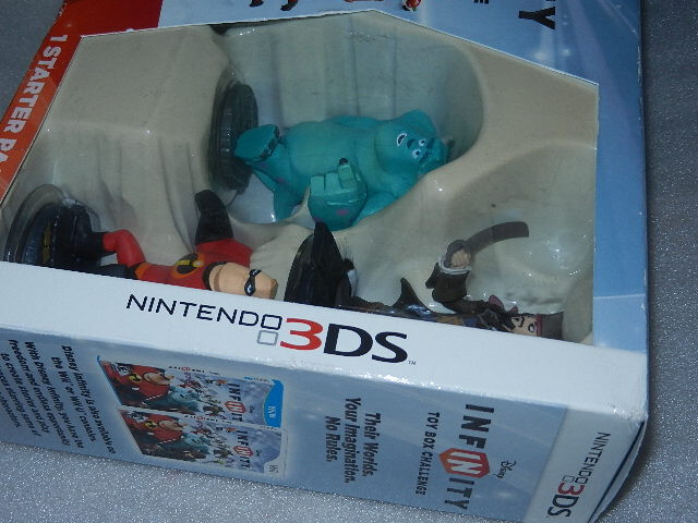 new no warranty Disney Infinity Toy Box Challenge Starter Pack nintendo 3DS 3 ds