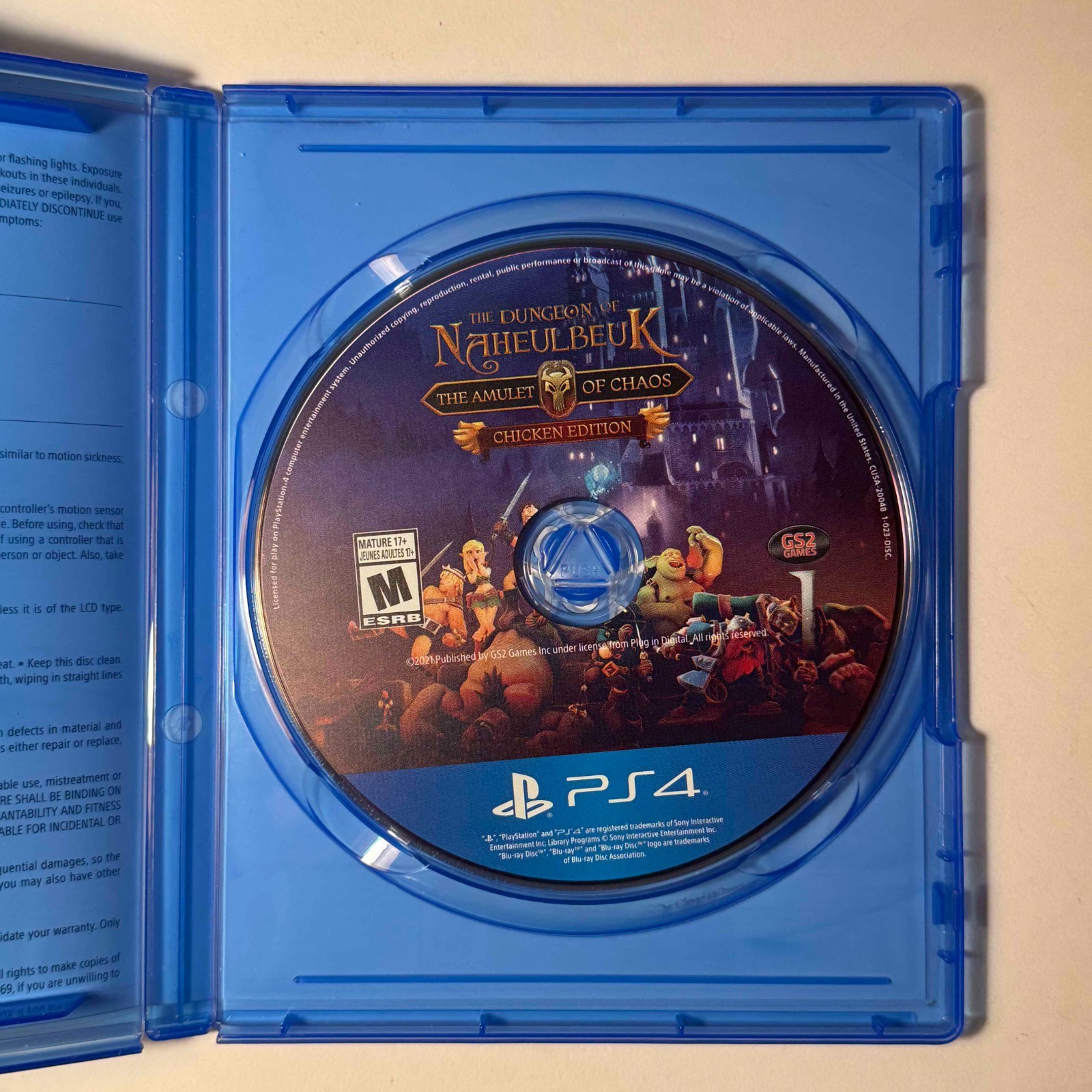 The Dungeon Of Naheulbeuk – Chicken Edition | PS4 | Lot #6 | PRISTINE