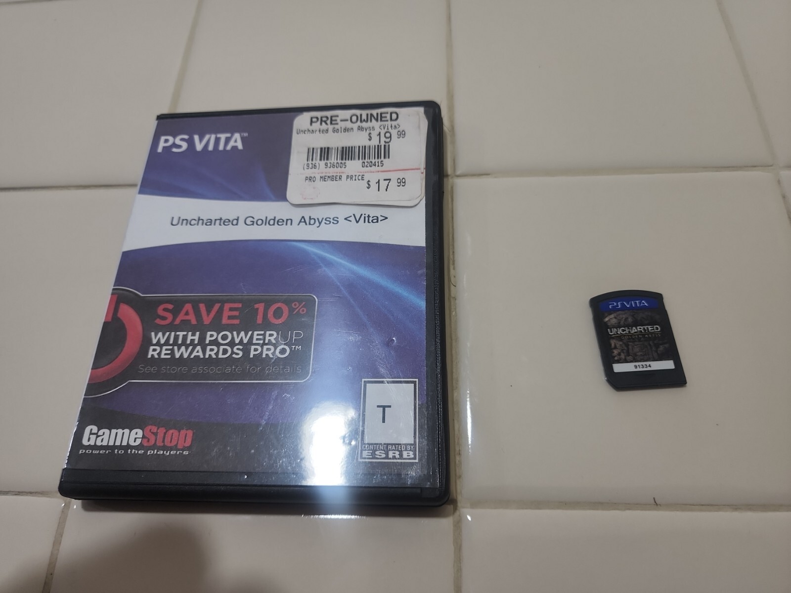 Asian English Version PS Vita Uncharted: Golden Abyss Cartridge Only Region Free