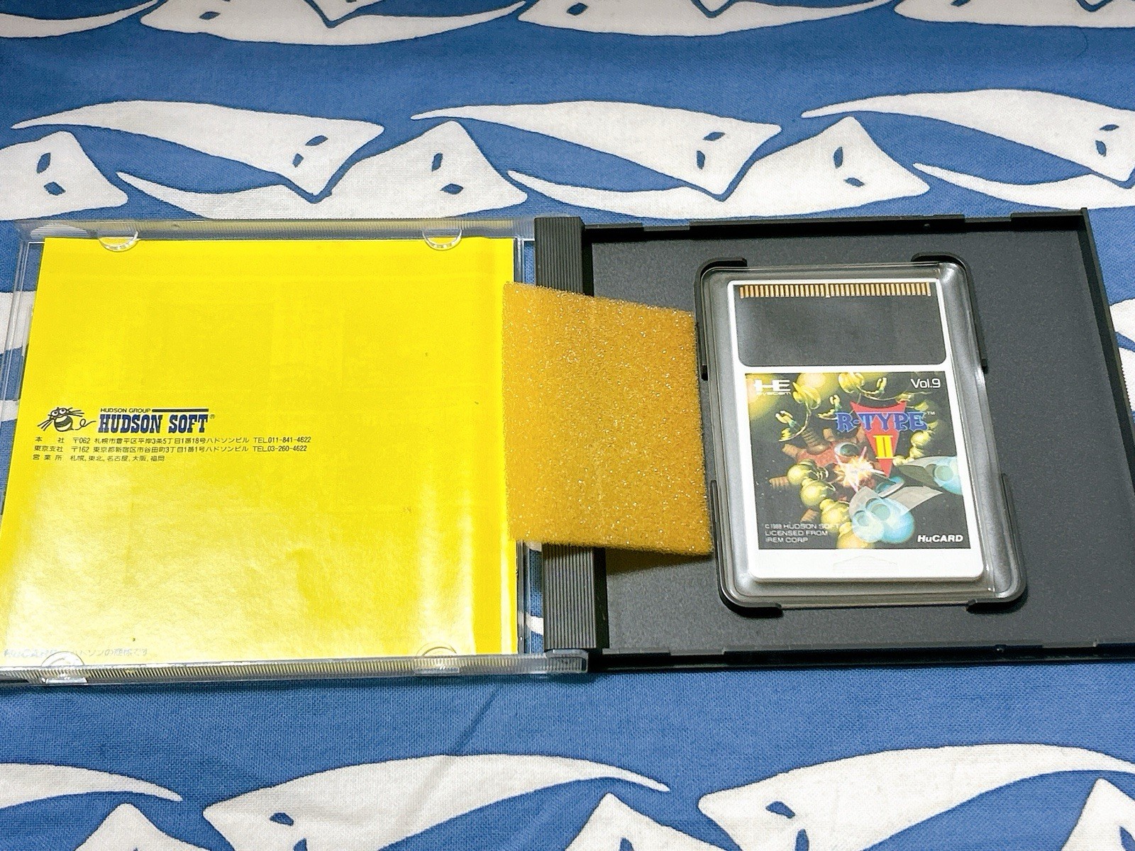 Lot 2 R-Type 1 & 2 II Set PCE PC Engine TurboGrafx-16 Japan JP Game VG w/Box