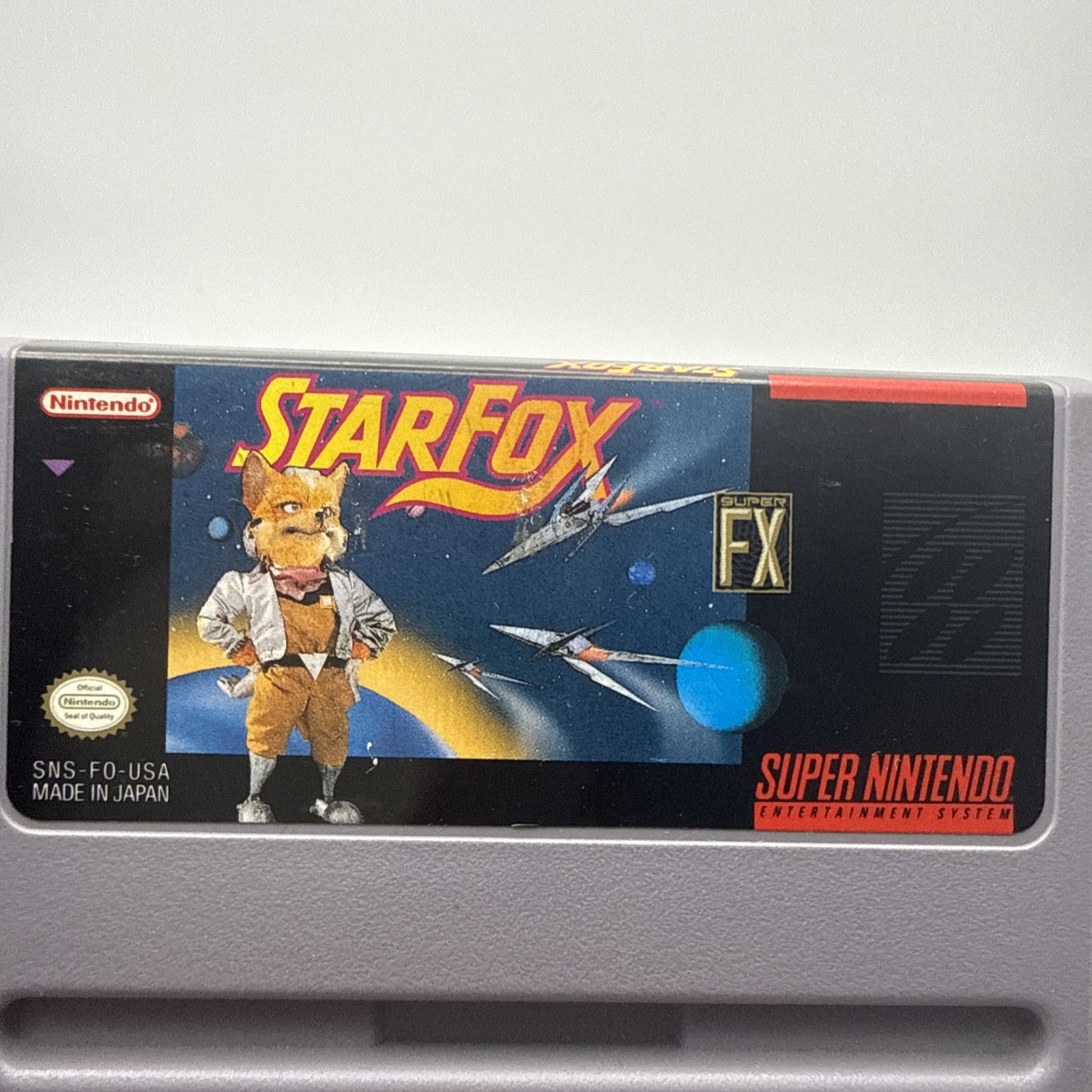 StarFox (Nintendo SNES 1993) Tested – Authentic – Cartridge Only