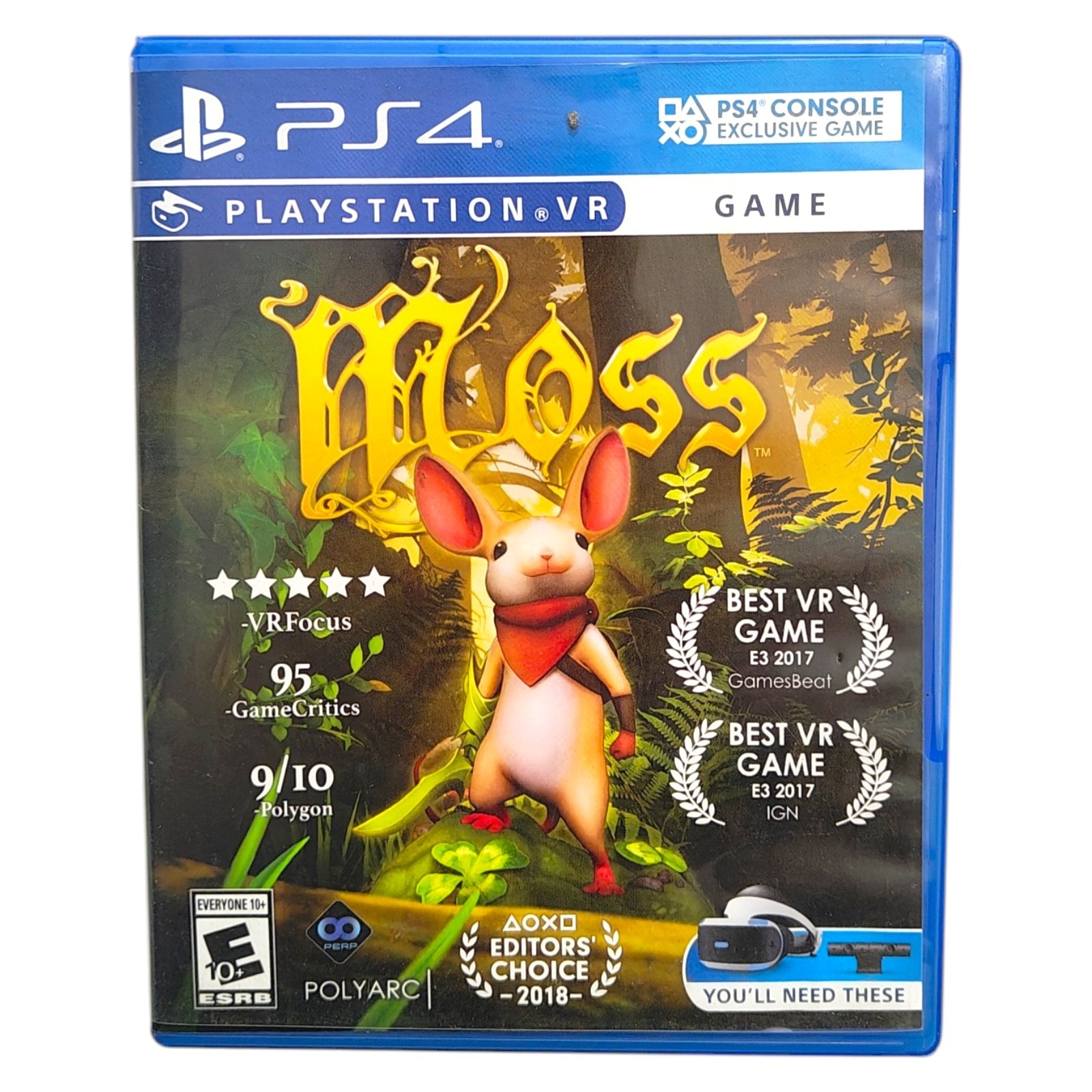 Moss Sony PlayStation 4 VR 2018 Game Tested