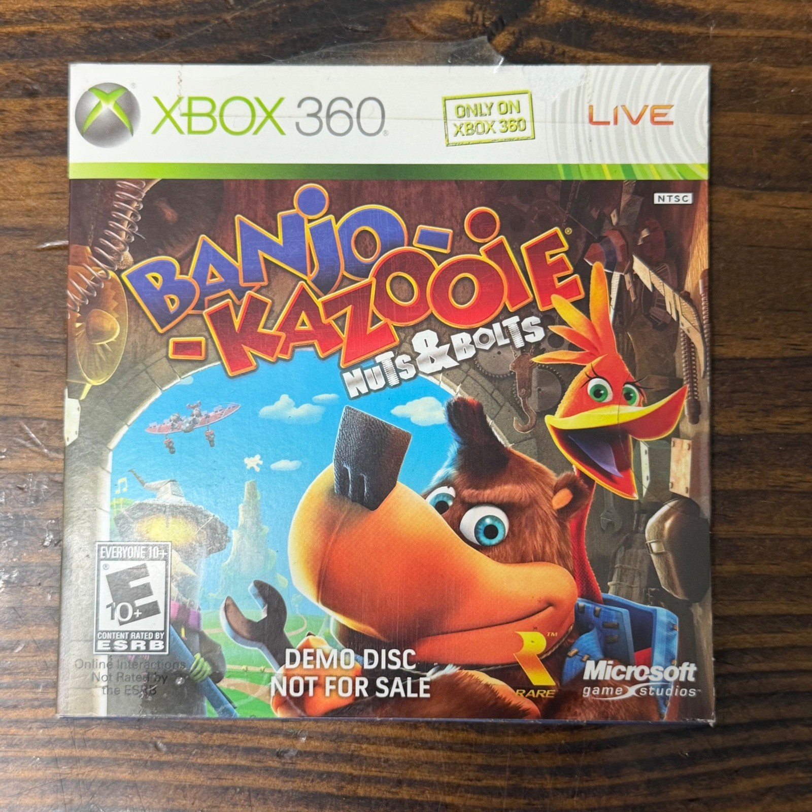 Banjo-Kazooie Nuts & Bolts Xbox 360 Demo Disc Promo Not For Sale New Rare