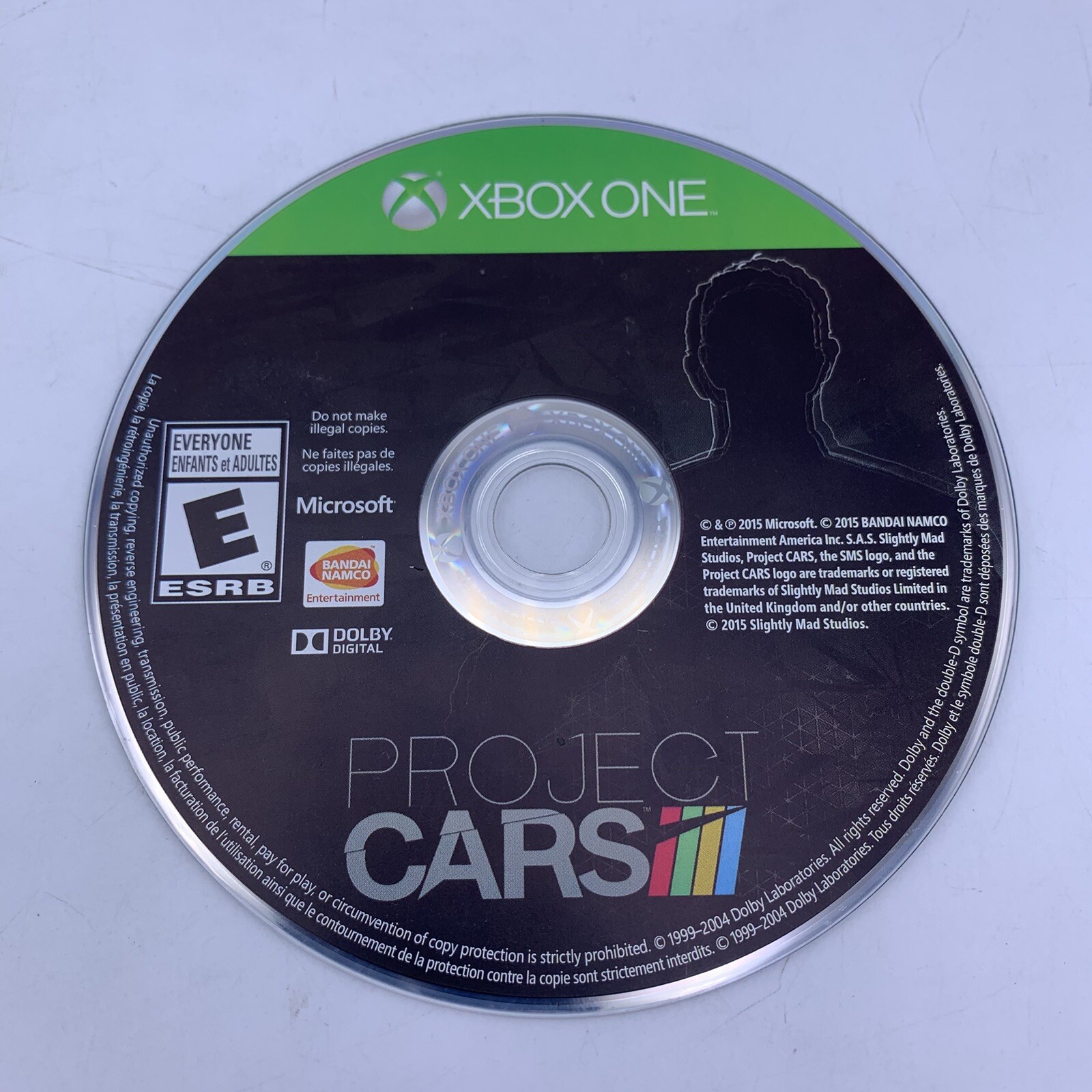 Project Cars (Microsoft Xbox One, 2015) Refurbished Excellent