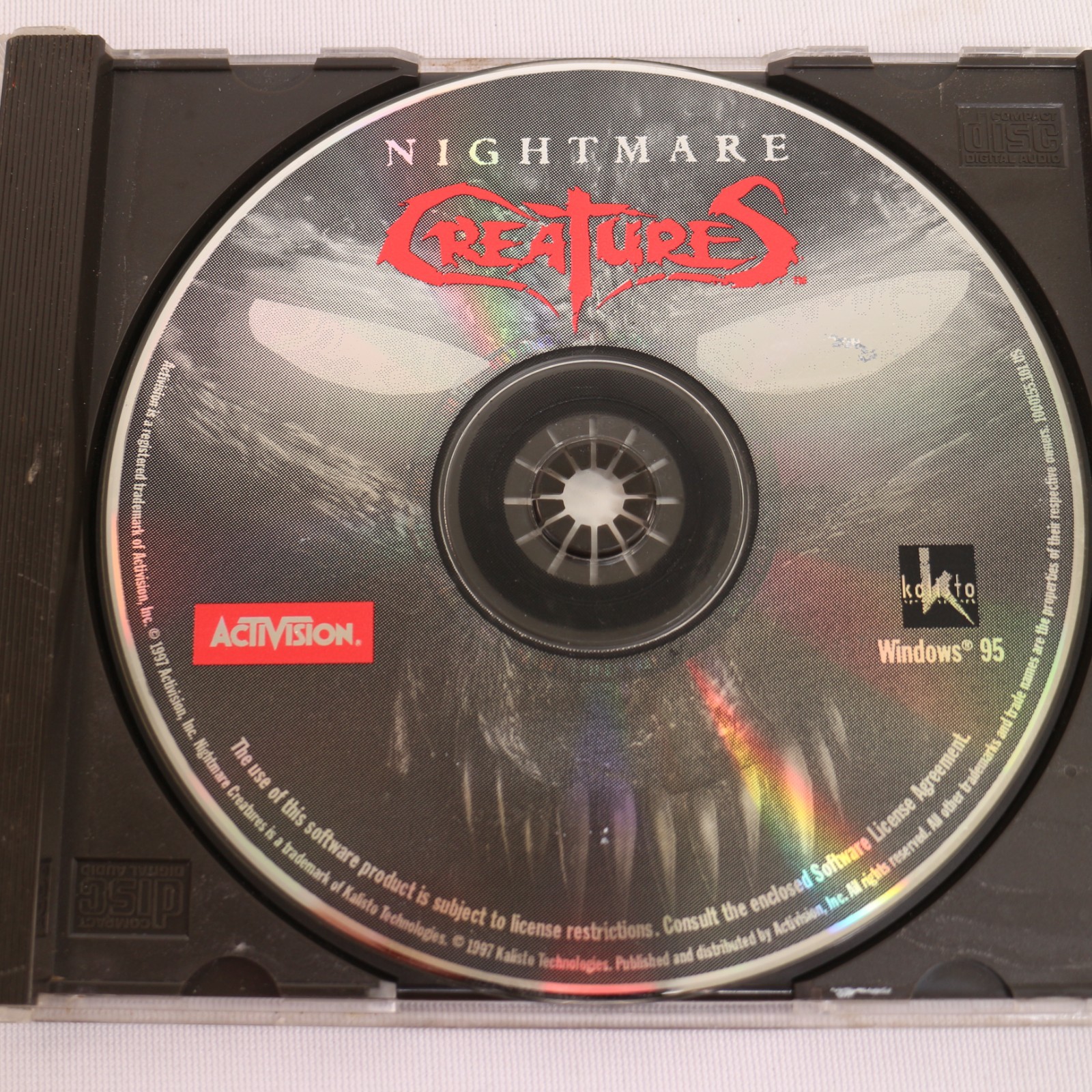Nightmare Creatures PC CD-ROM Game Windows 95 Activision Complete Tested