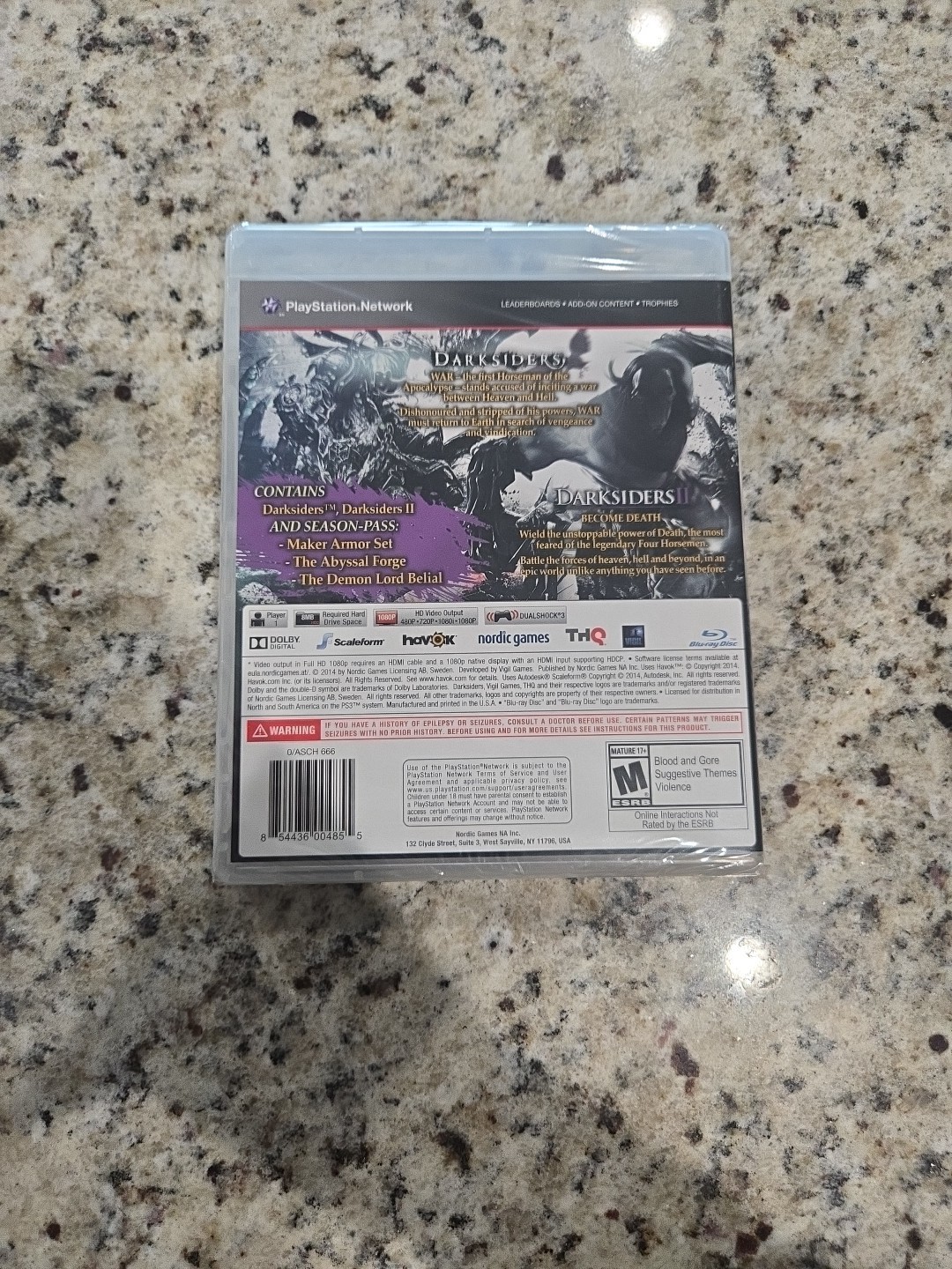 Darksiders Collection FACTORY SEALED (Sony PlayStation 3, 2014)
