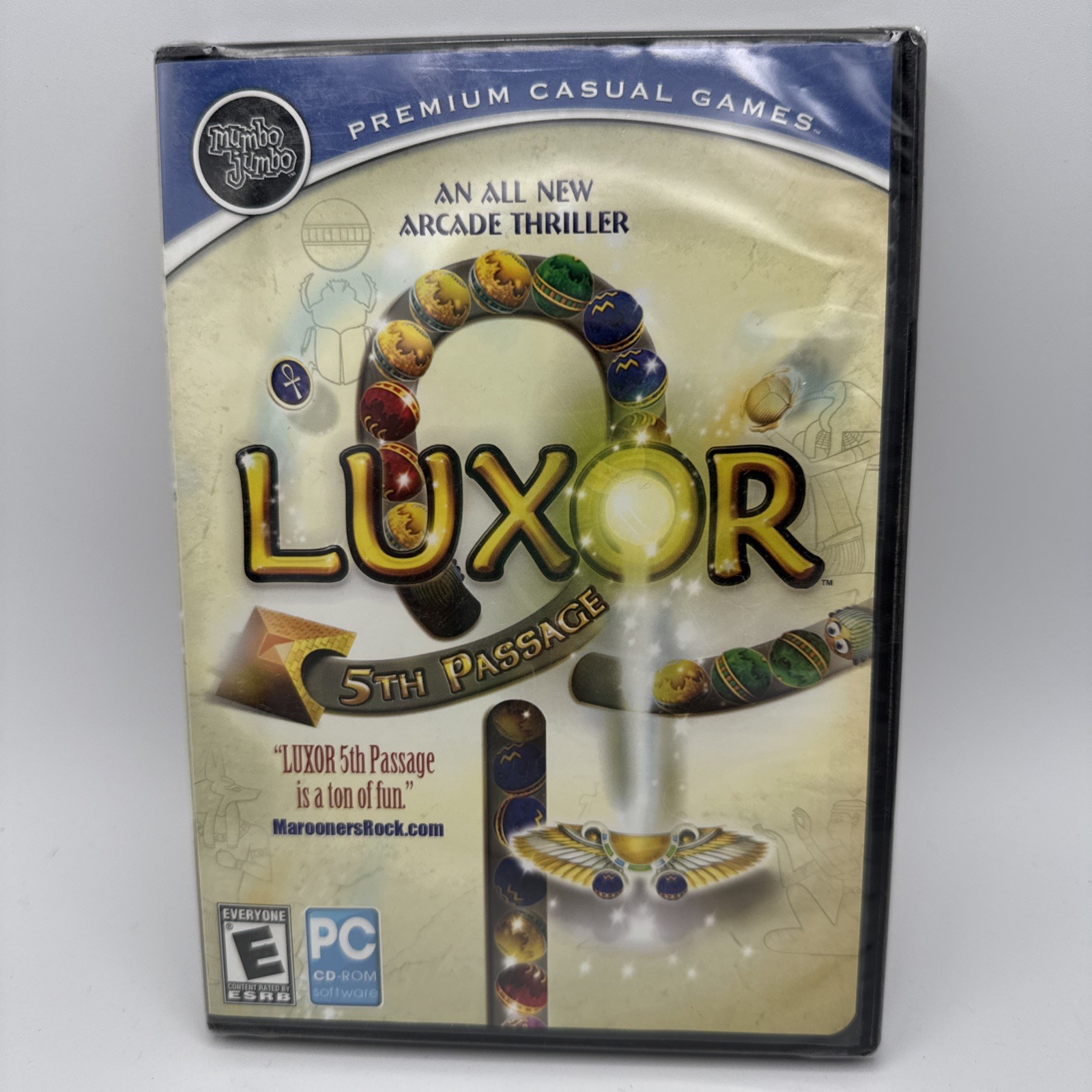 Luxor 5th Passage PC Cd Rom Fun Computer Game