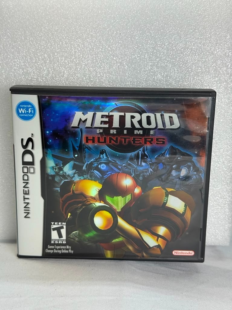 Metroid Prime: Hunters (Nintendo DS, 2006) CIB Complete Manual & Case