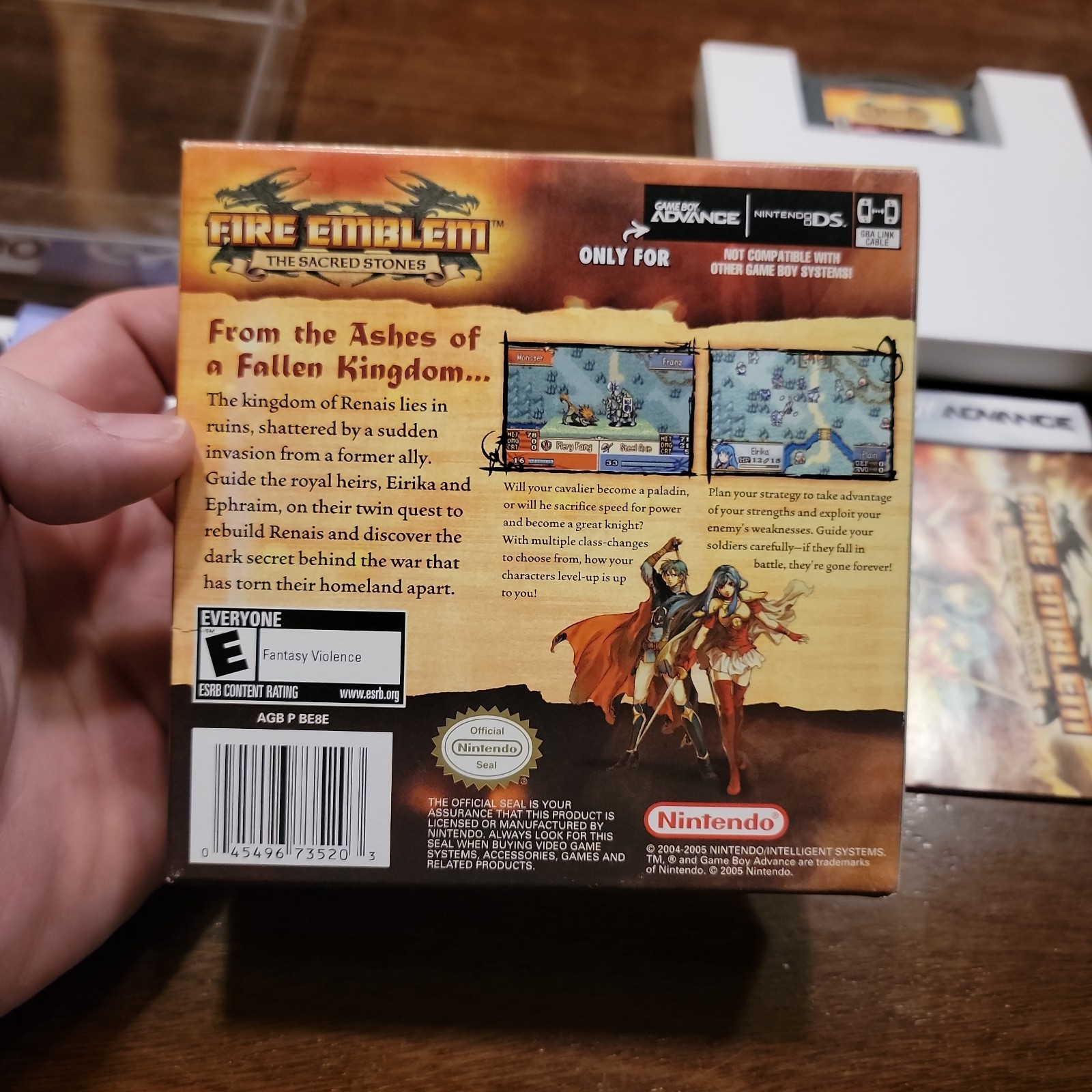 Fire Emblem The Sacred Stones (Gameboy Advance) Complete – Tested – Authentic –