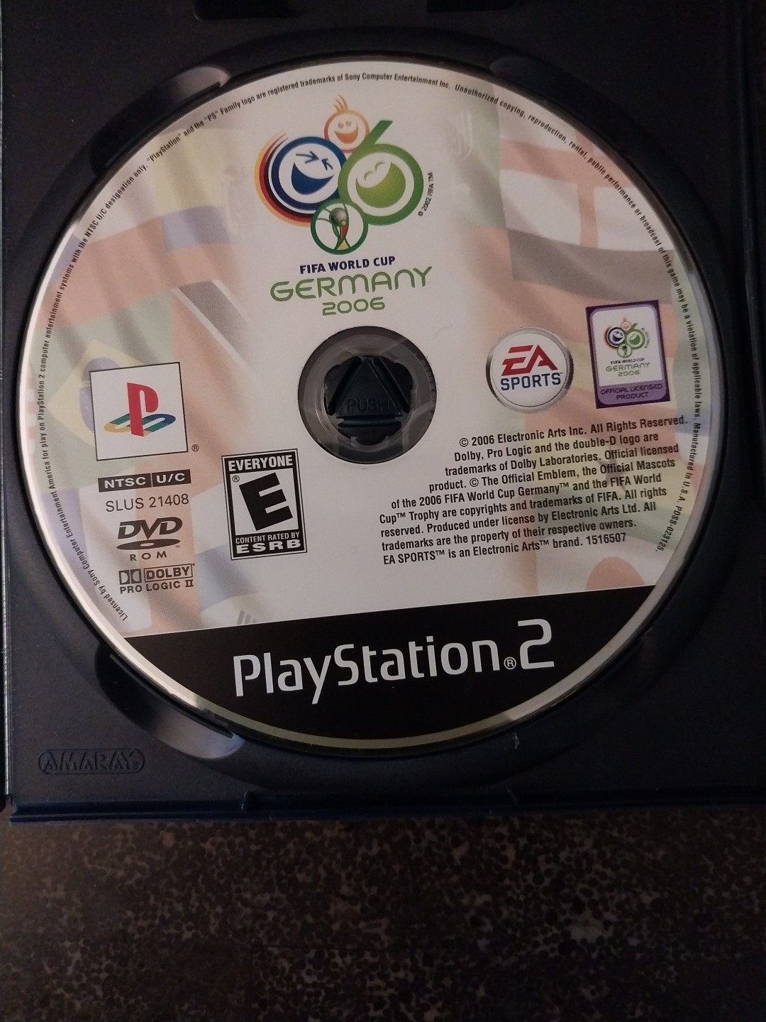 2006 FIFA World Cup (Sony PlayStation 2, 2006) Complete With Manual