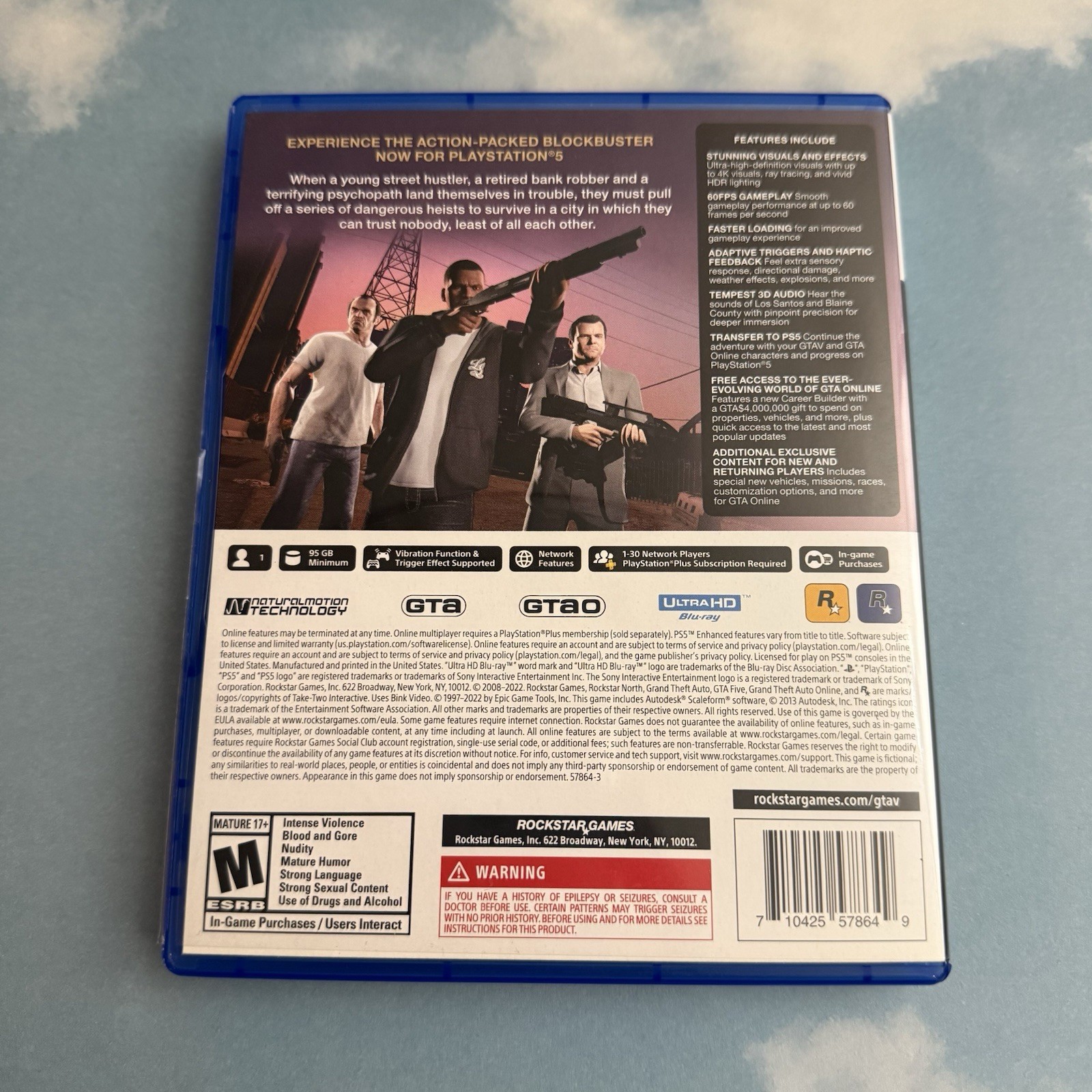 Grand Theft Auto V (Sony PlayStation 5, 2022)
