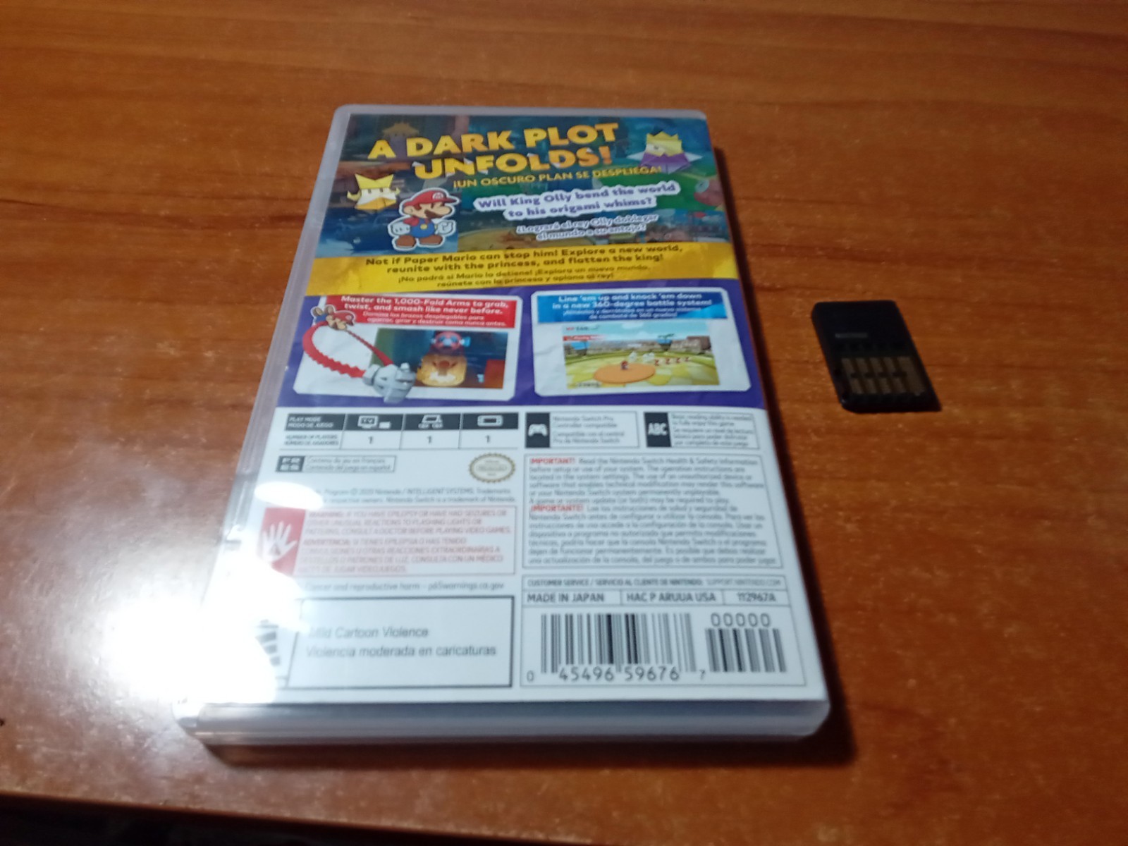Paper Mario: The Origami King (Nintendo Switch, 2020) CIB Complete *TESTED*