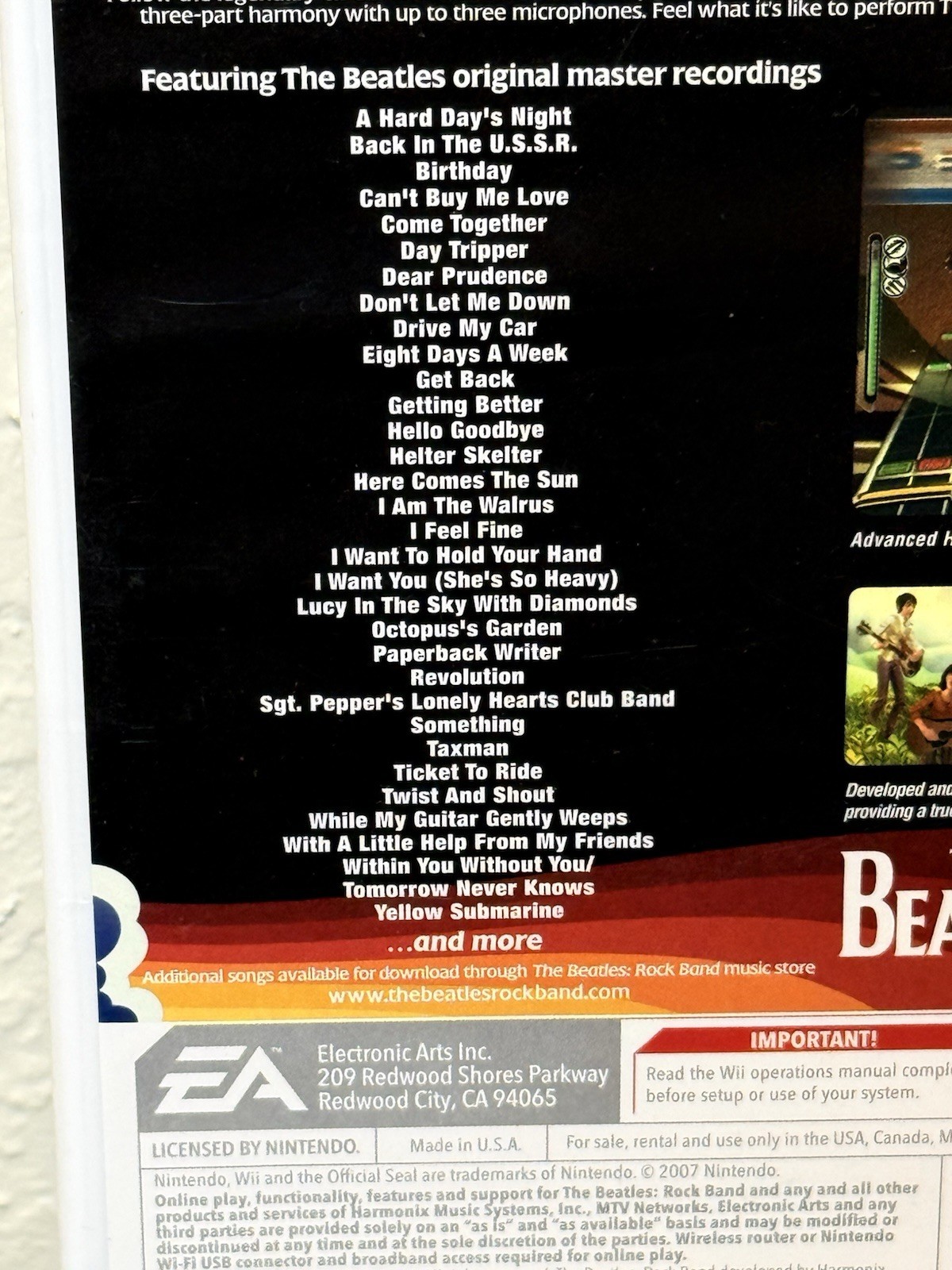 The Beatles Rock Band Nintendo Wii Game Tested