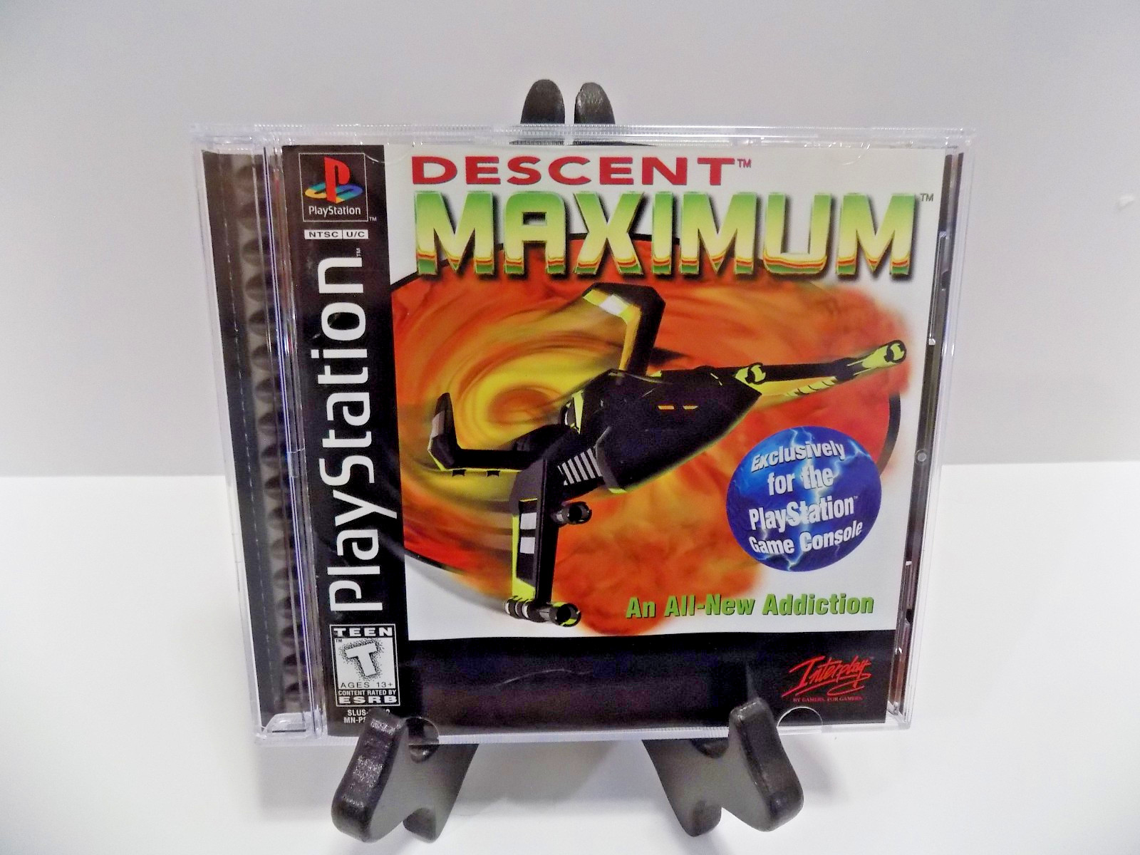 Descent Maximum CIB great shape w/registration PS1 (Sony PlayStation 1, 1997)