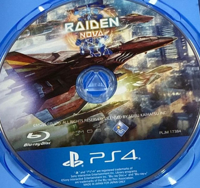 Raiden Nova PlayStation4 PS4 Japanese ver MOSS Used Tested Disc Only