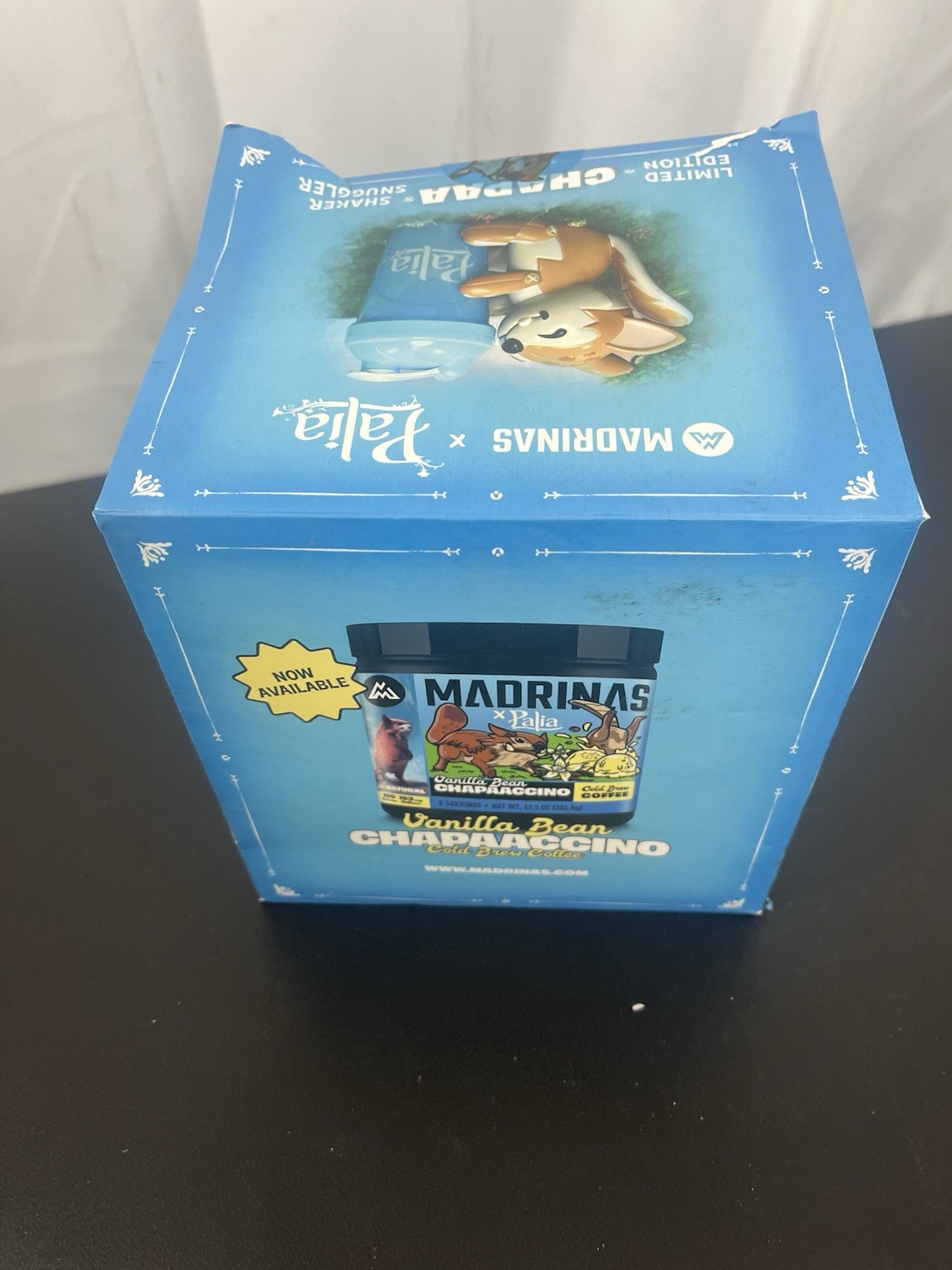 Palia + Madrinas Coffee Colab Palia Chapaa Shaker Snuggler – Opened Stressed Box